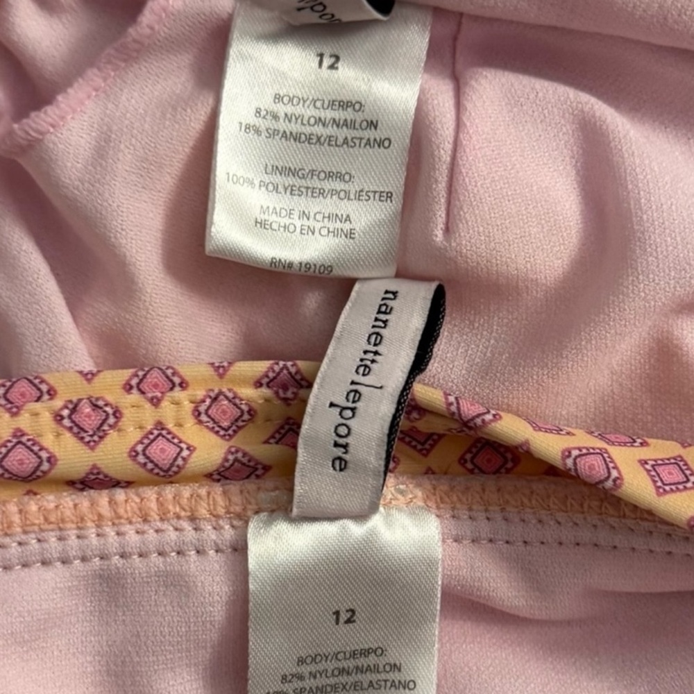 NWOT- Nanette Lepore Lavender Floral Bikini - Picture 3 of 9